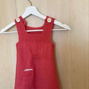 hand knitted dress for girls